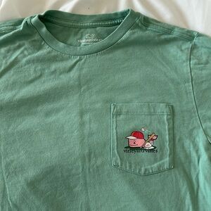 Boys Vineyard Vines green tee shirt- size large